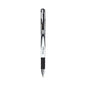 Zebra Z-Grip Flight Ballpoint Pen, Stick, Bold 1.2 mm, Black Ink, White/Black Fashion Accents Barrel, 12/Pack