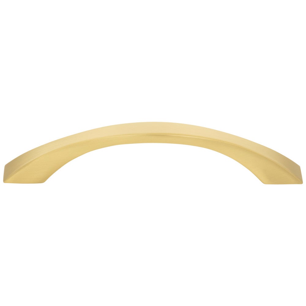 96 mm Center-to-Center Satin Nickel Flared Philip Cabinet Pull