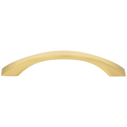 96 mm Center-to-Center Satin Nickel Flared Philip Cabinet Pull