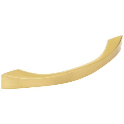 96 mm Center-to-Center Satin Nickel Flared Philip Cabinet Pull