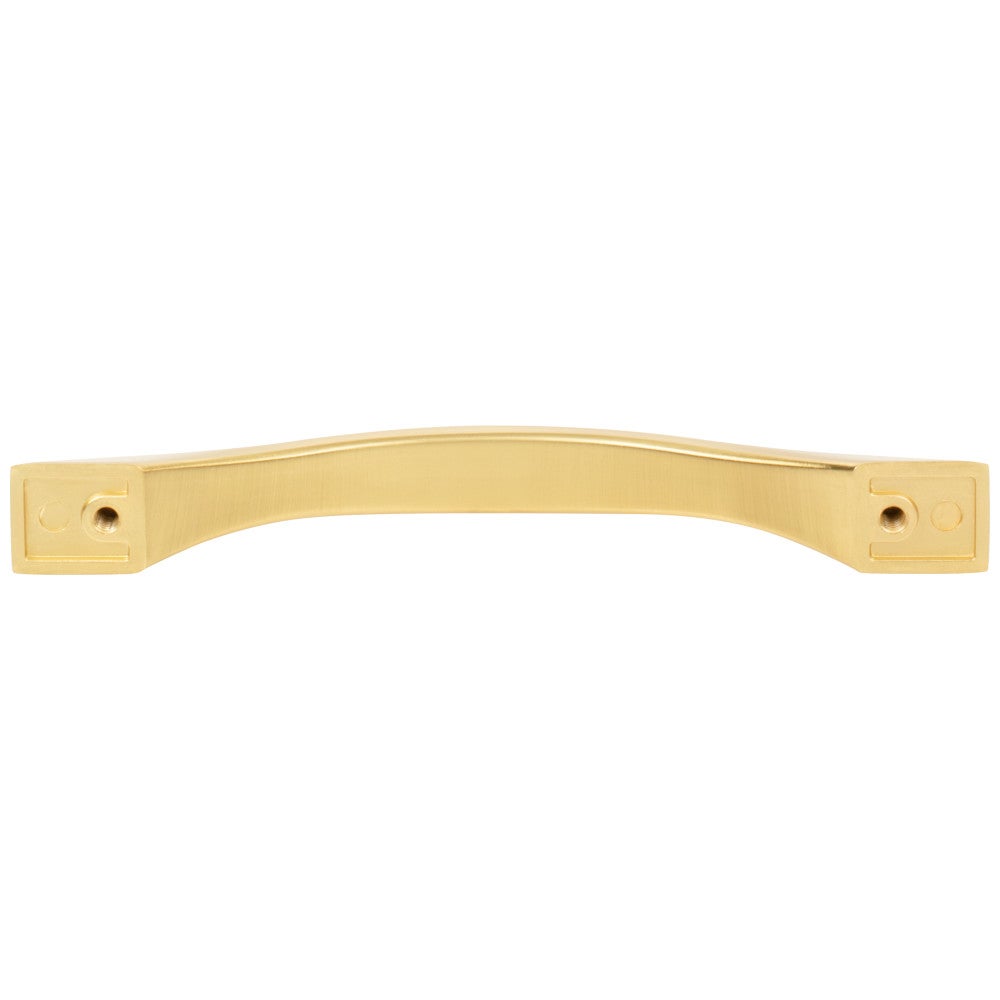 96 mm Center-to-Center Satin Nickel Flared Philip Cabinet Pull