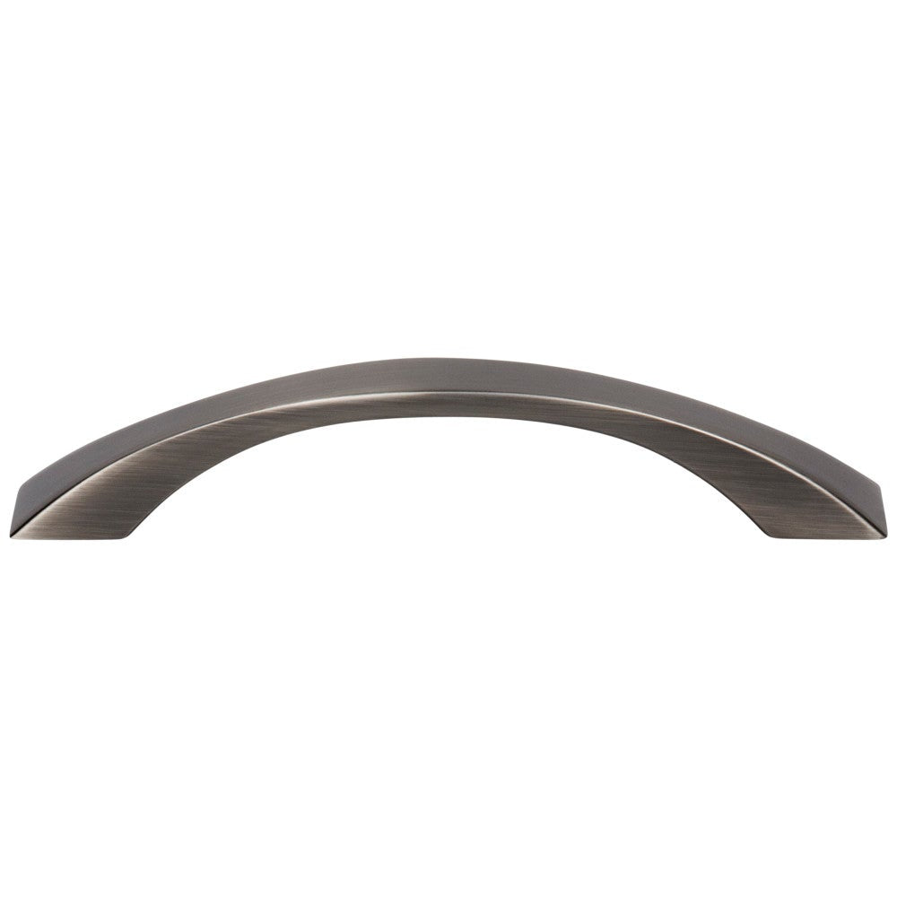 96 mm Center-to-Center Satin Nickel Flared Philip Cabinet Pull