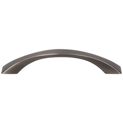 96 mm Center-to-Center Satin Nickel Flared Philip Cabinet Pull