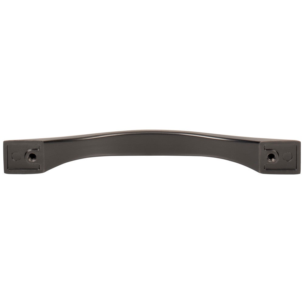 96 mm Center-to-Center Satin Nickel Flared Philip Cabinet Pull
