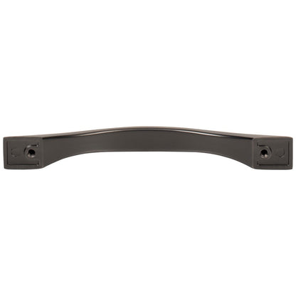 96 mm Center-to-Center Satin Nickel Flared Philip Cabinet Pull