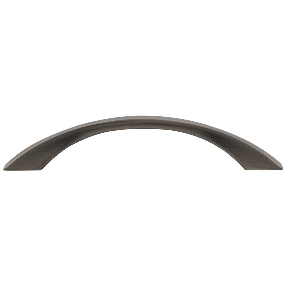 96 mm Center-to-Center Satin Nickel Flared Philip Cabinet Pull