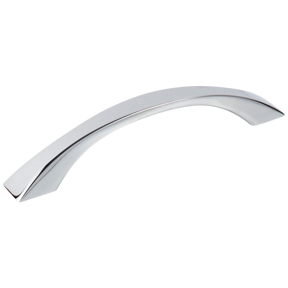 96 mm Center-to-Center Satin Nickel Flared Philip Cabinet Pull