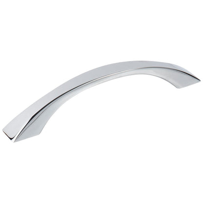 96 mm Center-to-Center Satin Nickel Flared Philip Cabinet Pull