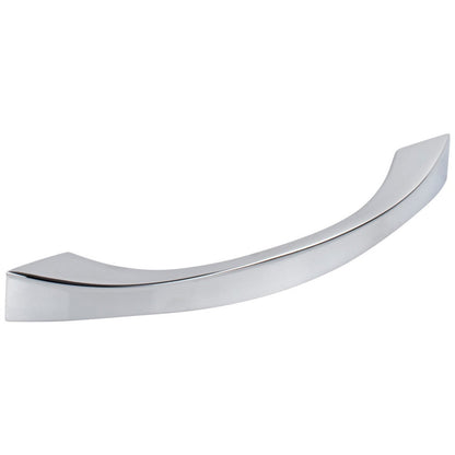 96 mm Center-to-Center Satin Nickel Flared Philip Cabinet Pull