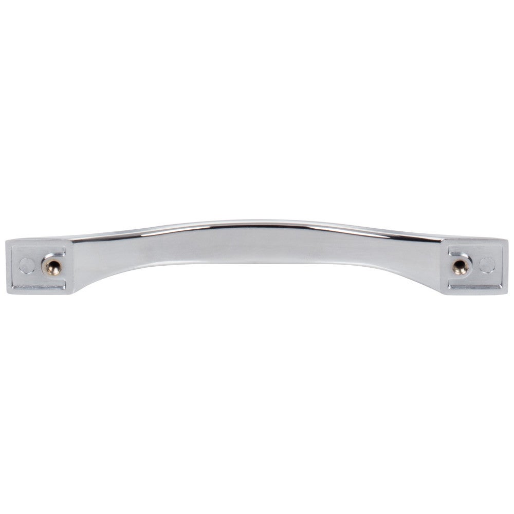 96 mm Center-to-Center Satin Nickel Flared Philip Cabinet Pull