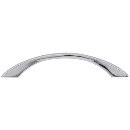 96 mm Center-to-Center Satin Nickel Flared Philip Cabinet Pull