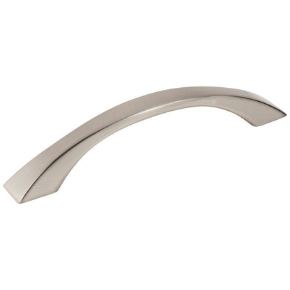 96 mm Center-to-Center Satin Nickel Flared Philip Cabinet Pull