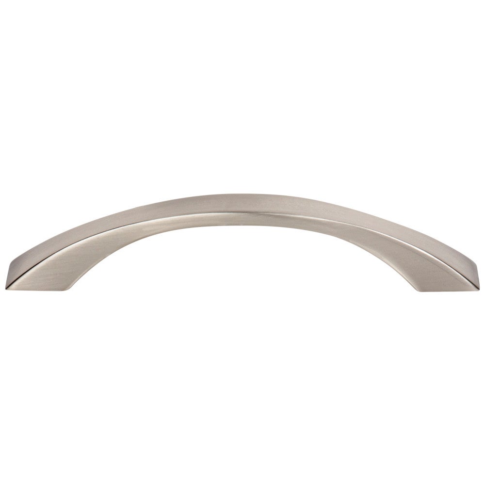96 mm Center-to-Center Satin Nickel Flared Philip Cabinet Pull