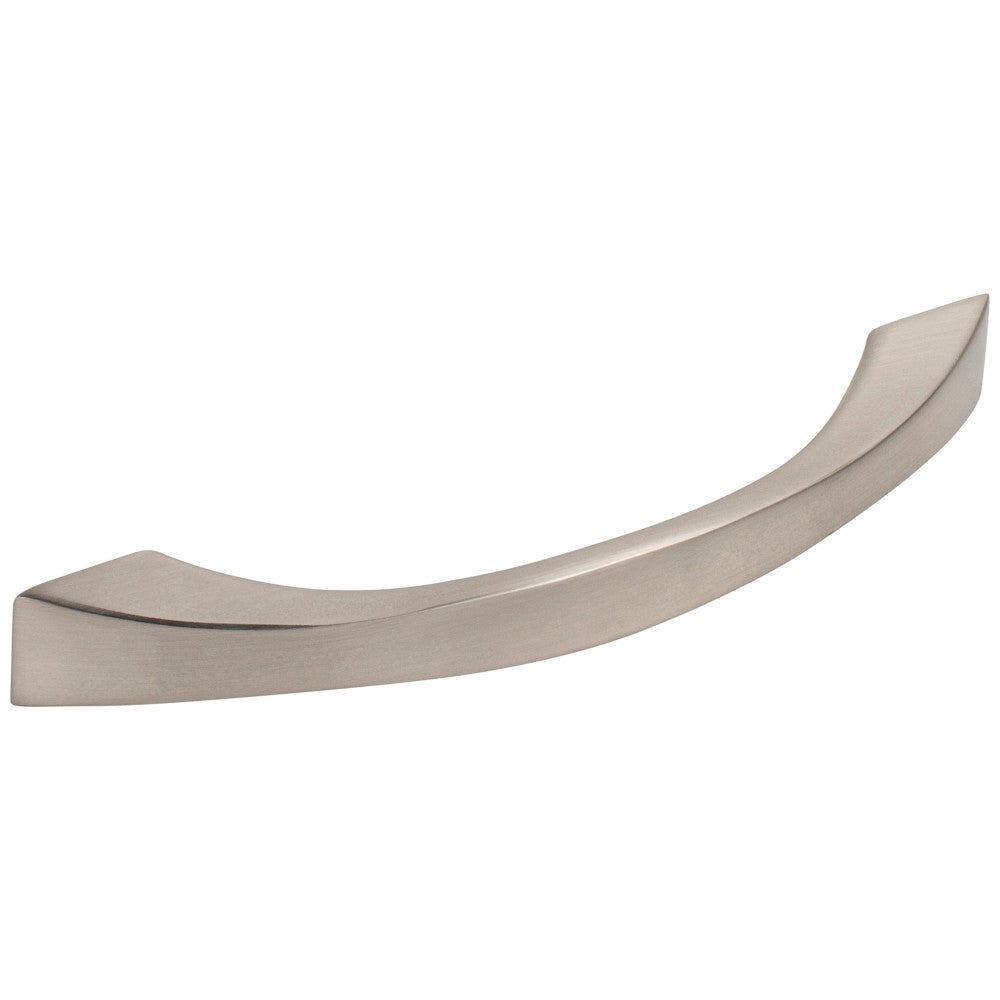 96 mm Center-to-Center Satin Nickel Flared Philip Cabinet Pull