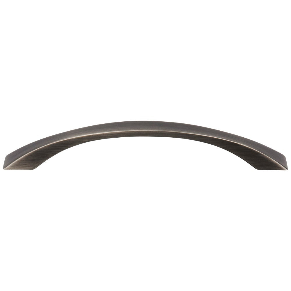 96 mm Center-to-Center Satin Nickel Flared Philip Cabinet Pull