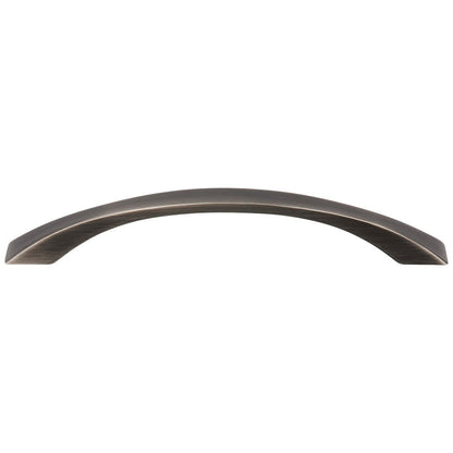 96 mm Center-to-Center Satin Nickel Flared Philip Cabinet Pull