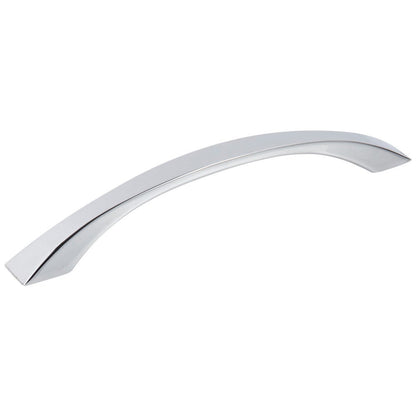 96 mm Center-to-Center Satin Nickel Flared Philip Cabinet Pull
