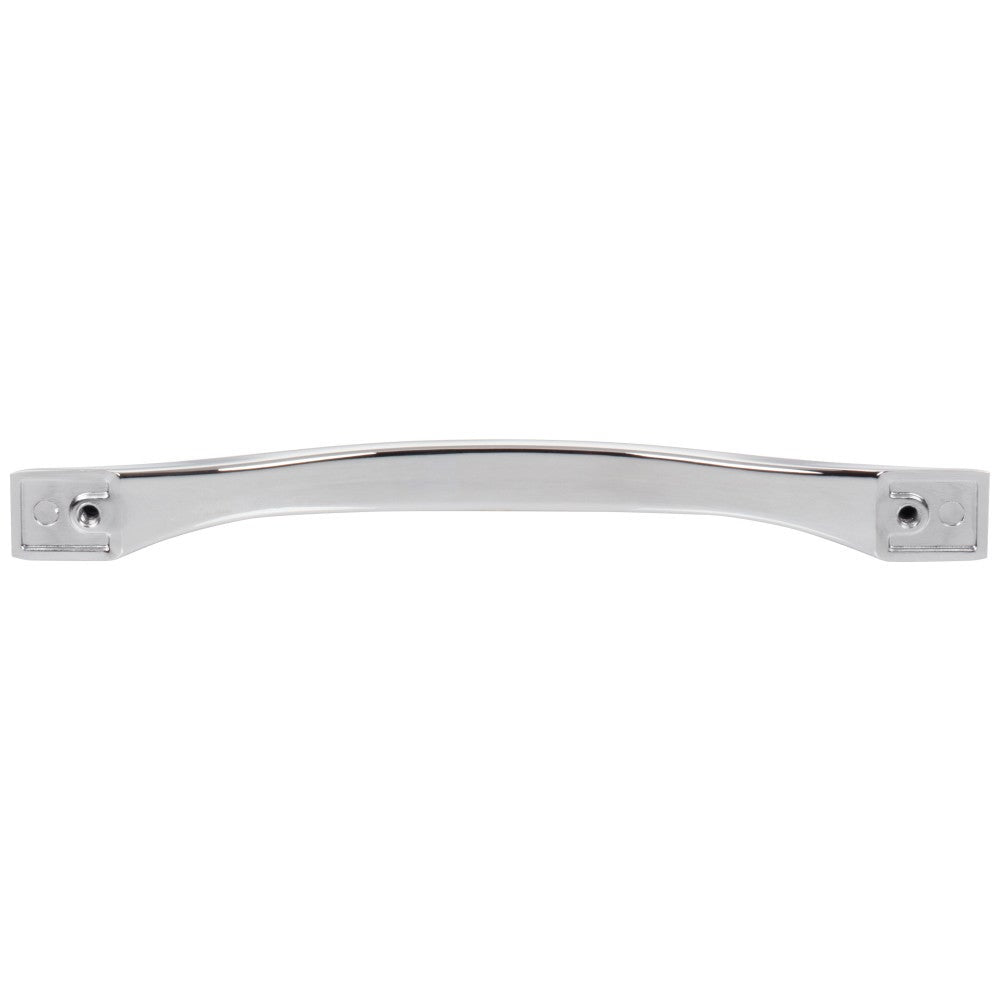 96 mm Center-to-Center Satin Nickel Flared Philip Cabinet Pull