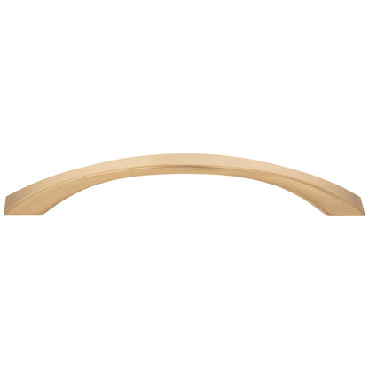 96 mm Center-to-Center Satin Nickel Flared Philip Cabinet Pull