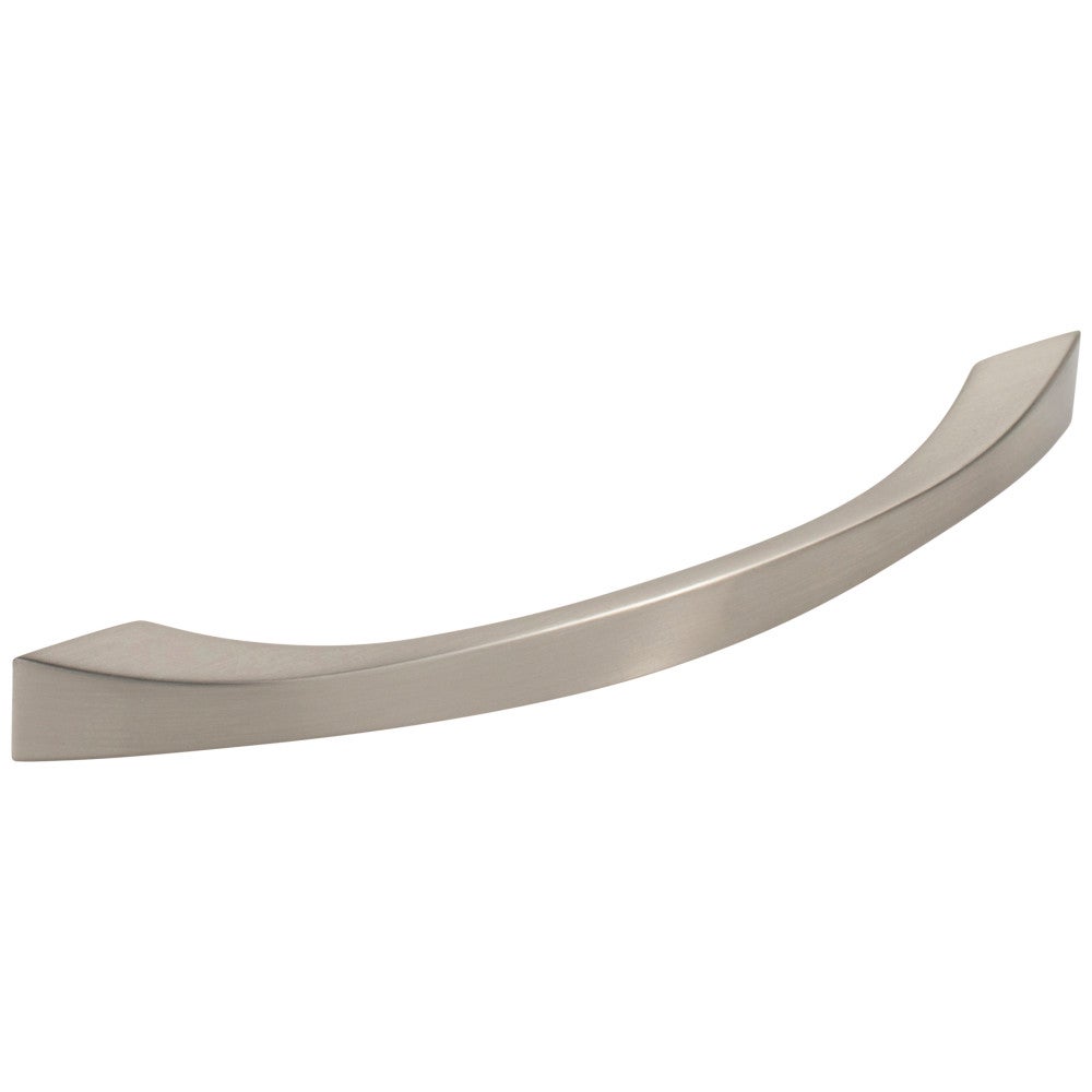 96 mm Center-to-Center Satin Nickel Flared Philip Cabinet Pull