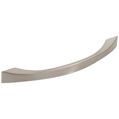 96 mm Center-to-Center Satin Nickel Flared Philip Cabinet Pull