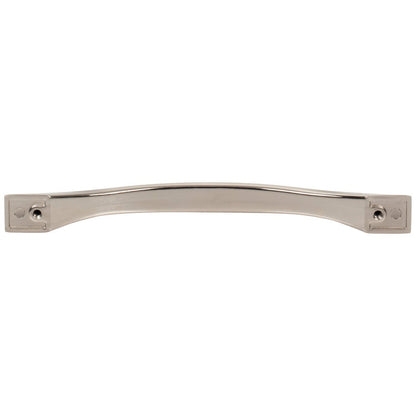 96 mm Center-to-Center Satin Nickel Flared Philip Cabinet Pull
