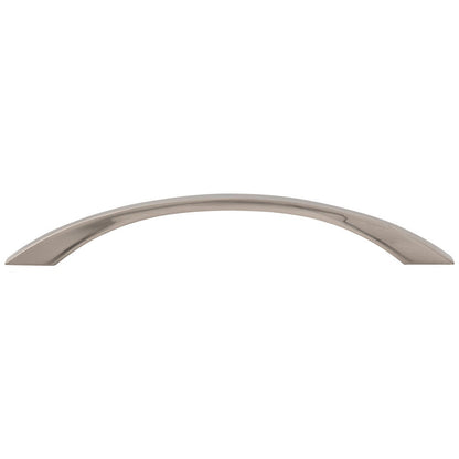 96 mm Center-to-Center Satin Nickel Flared Philip Cabinet Pull