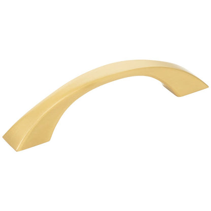 96 mm Center-to-Center Satin Nickel Flared Philip Cabinet Pull