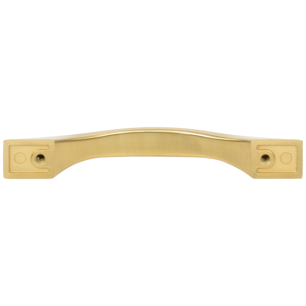 96 mm Center-to-Center Satin Nickel Flared Philip Cabinet Pull