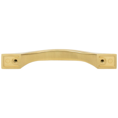 96 mm Center-to-Center Satin Nickel Flared Philip Cabinet Pull