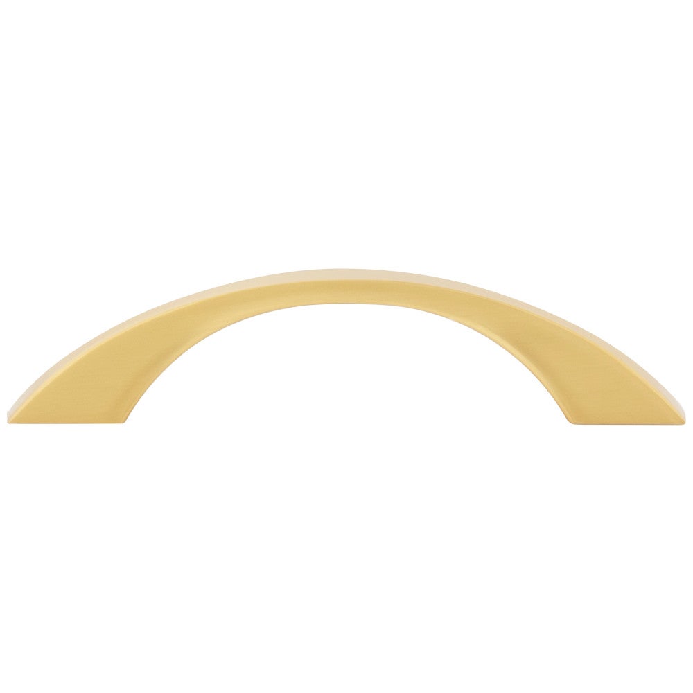 96 mm Center-to-Center Satin Nickel Flared Philip Cabinet Pull