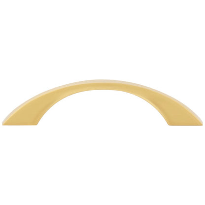 96 mm Center-to-Center Satin Nickel Flared Philip Cabinet Pull