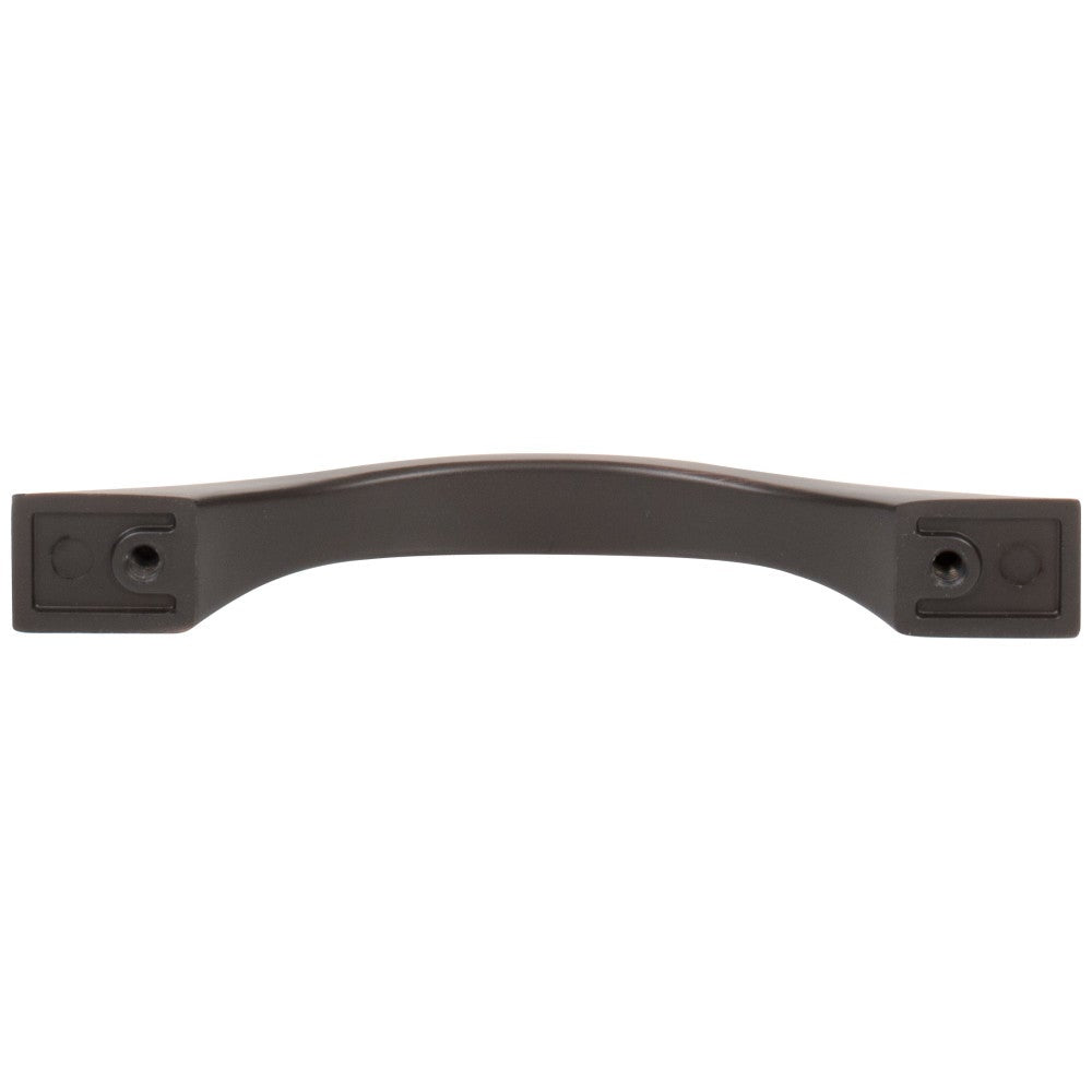 96 mm Center-to-Center Satin Nickel Flared Philip Cabinet Pull