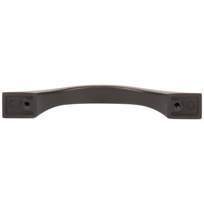 96 mm Center-to-Center Satin Nickel Flared Philip Cabinet Pull