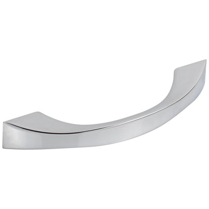 96 mm Center-to-Center Satin Nickel Flared Philip Cabinet Pull