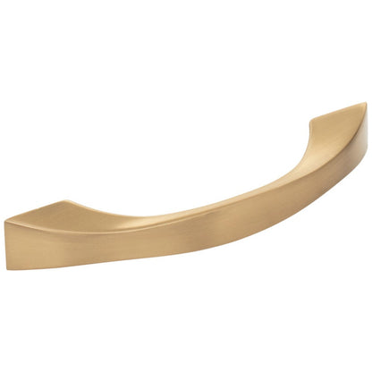 96 mm Center-to-Center Satin Nickel Flared Philip Cabinet Pull