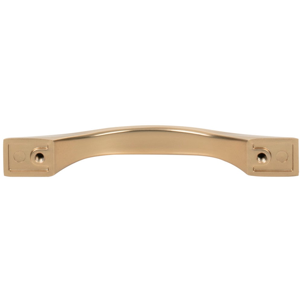 96 mm Center-to-Center Satin Nickel Flared Philip Cabinet Pull
