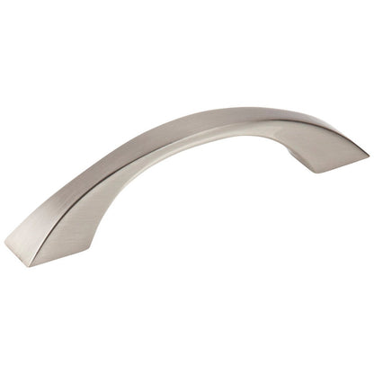 96 mm Center-to-Center Satin Nickel Flared Philip Cabinet Pull
