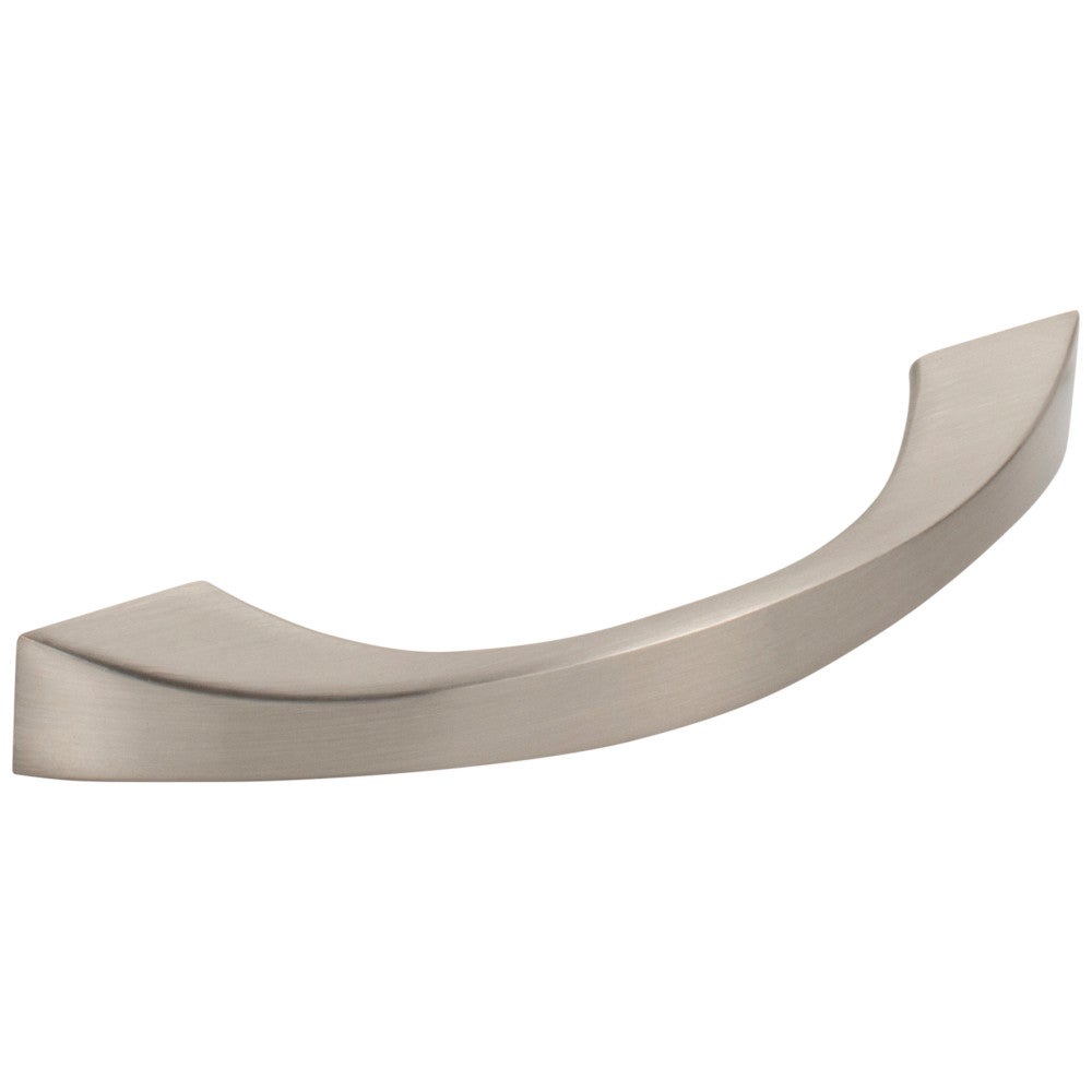 96 mm Center-to-Center Satin Nickel Flared Philip Cabinet Pull