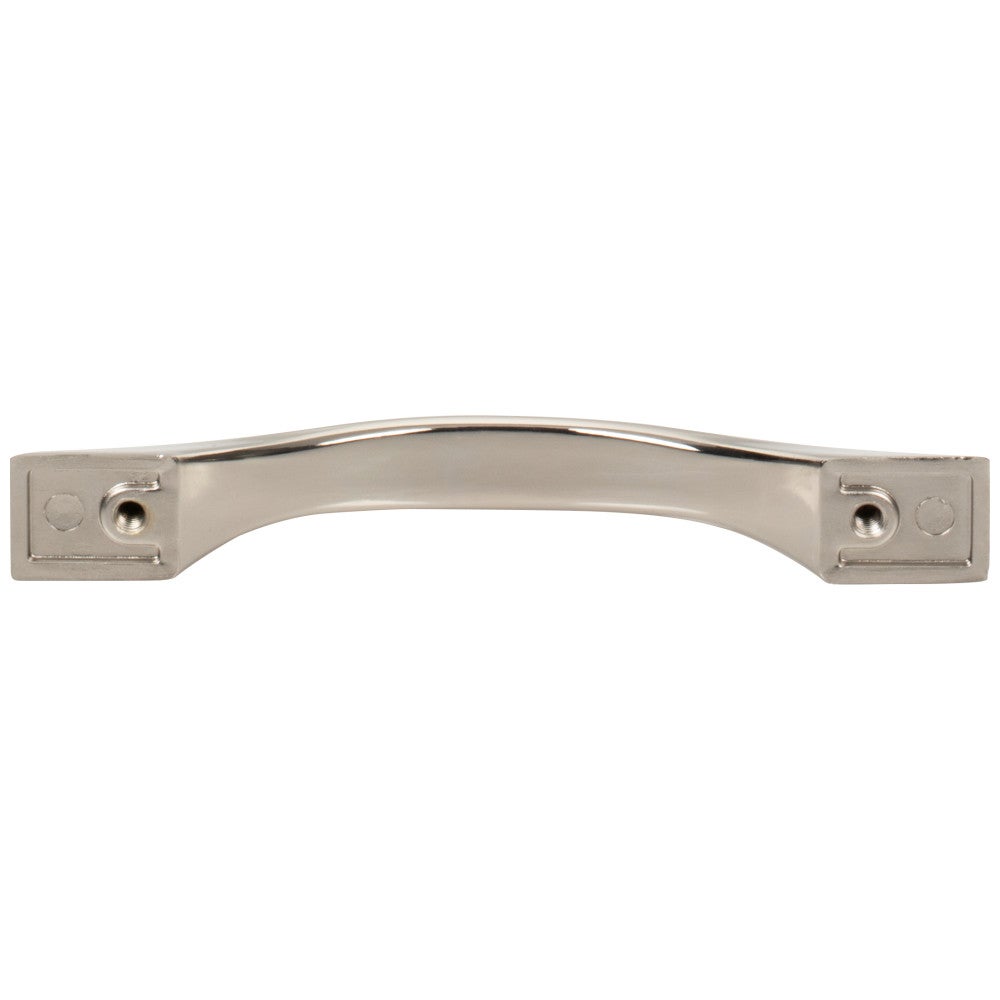 96 mm Center-to-Center Satin Nickel Flared Philip Cabinet Pull
