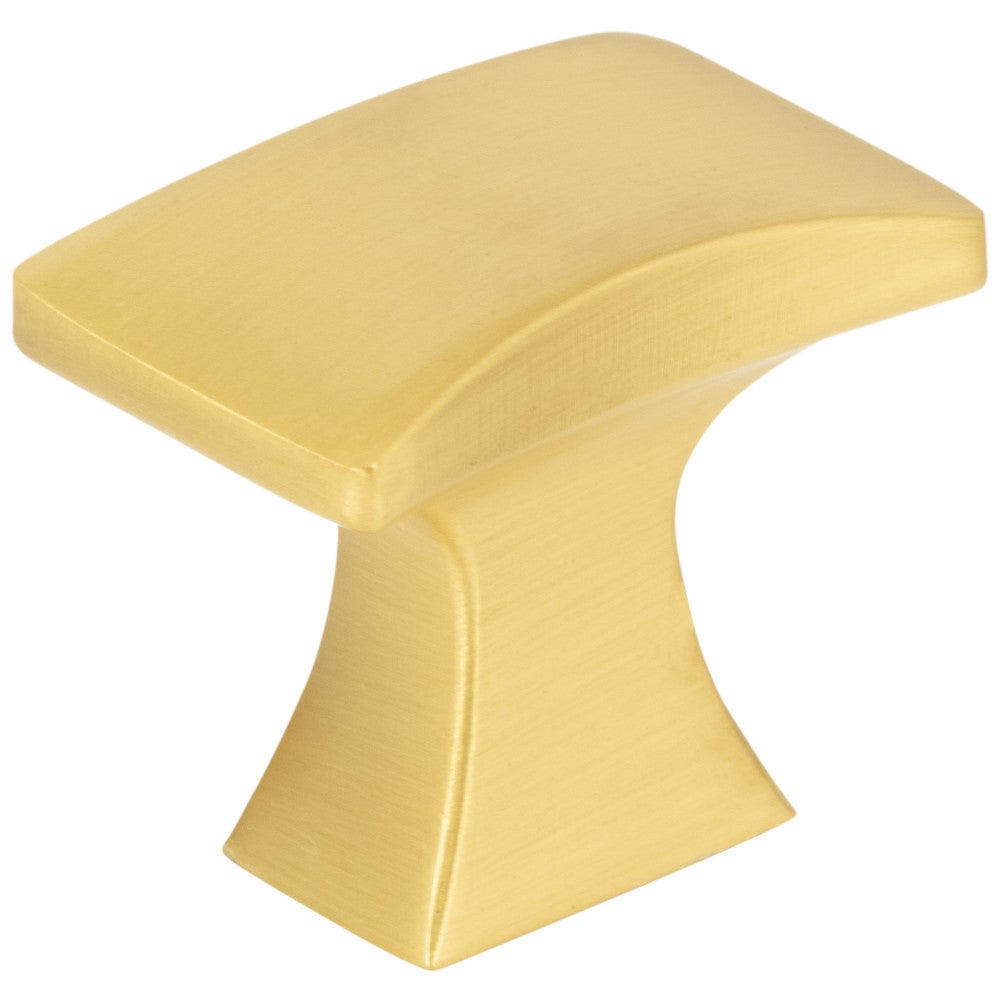 1-1/4" Overall Length Satin Nickel Flared Philip Cabinet Knob