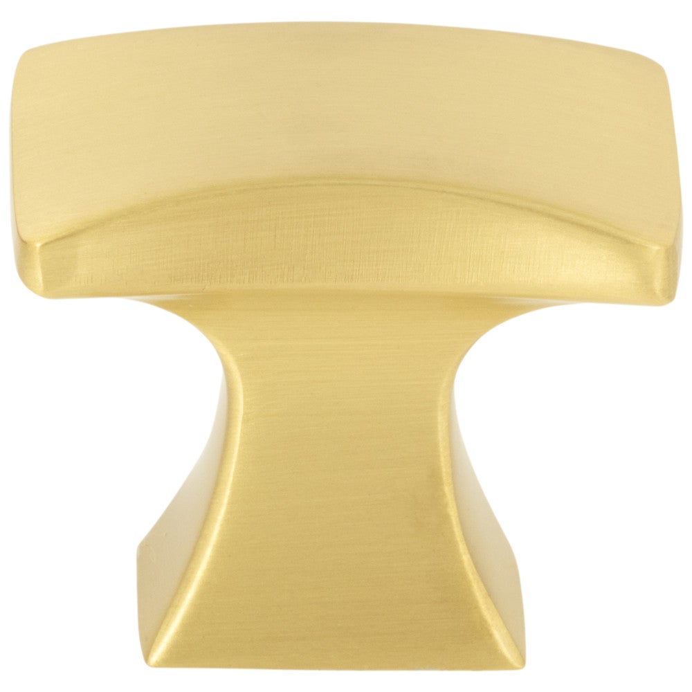 1-1/4" Overall Length Satin Nickel Flared Philip Cabinet Knob