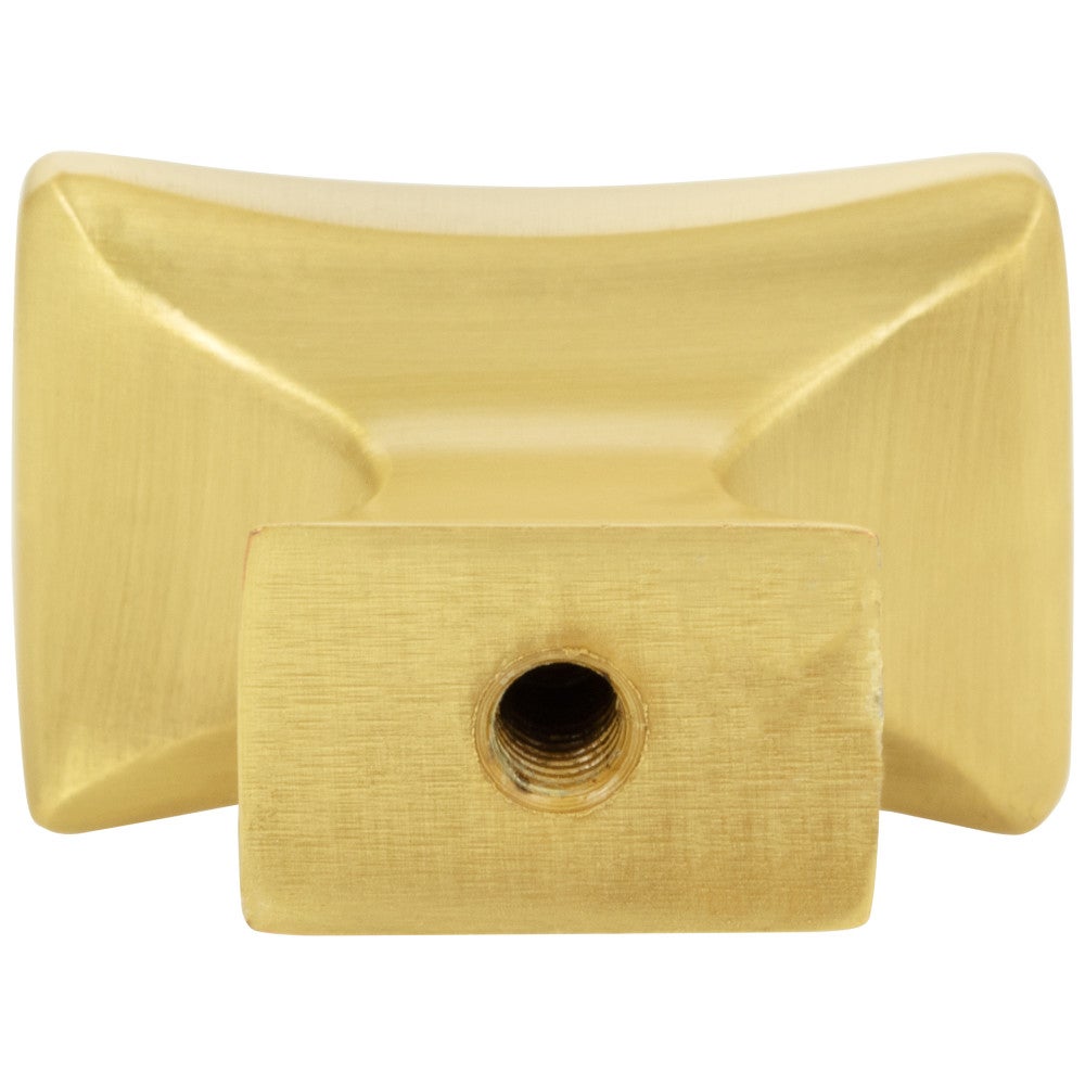 1-1/4" Overall Length Satin Nickel Flared Philip Cabinet Knob