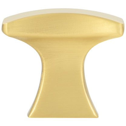 1-1/4" Overall Length Satin Nickel Flared Philip Cabinet Knob