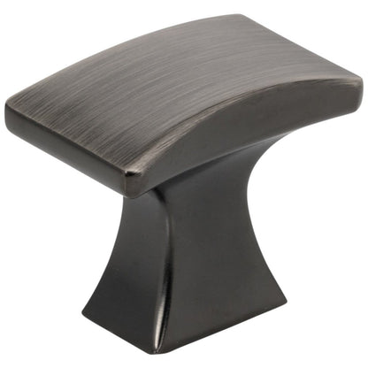 1-1/4" Overall Length Satin Nickel Flared Philip Cabinet Knob