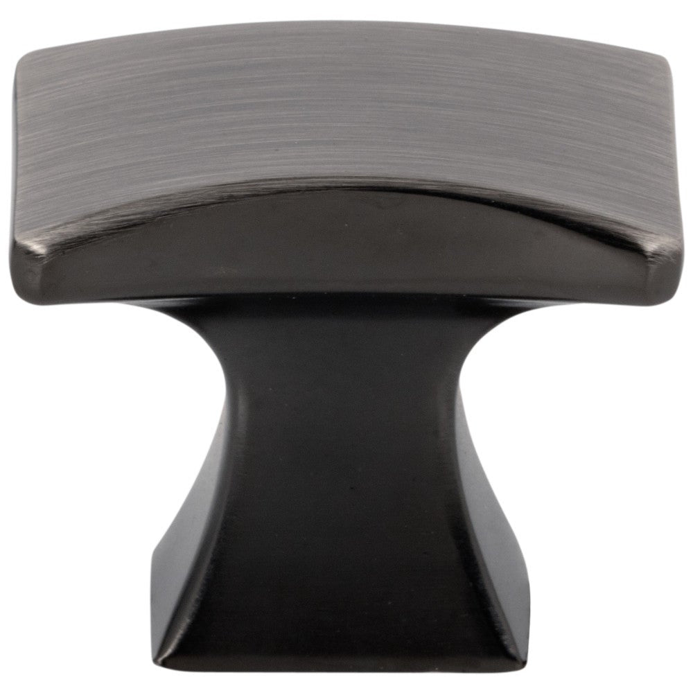 1-1/4" Overall Length Satin Nickel Flared Philip Cabinet Knob