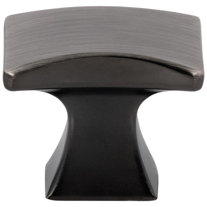 1-1/4" Overall Length Satin Nickel Flared Philip Cabinet Knob