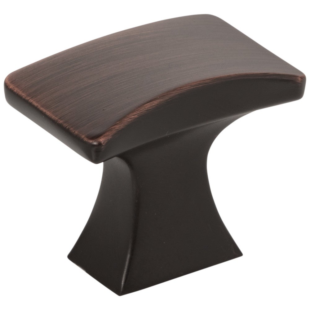 1-1/4" Overall Length Satin Nickel Flared Philip Cabinet Knob