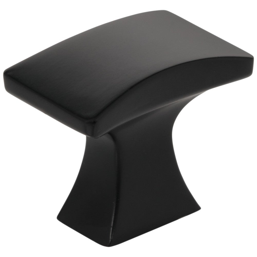 1-1/4" Overall Length Satin Nickel Flared Philip Cabinet Knob