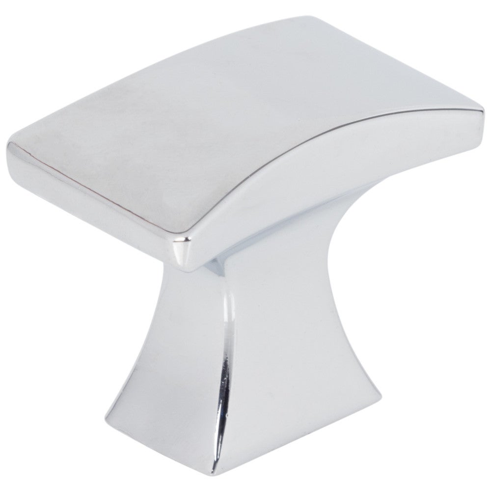 1-1/4" Overall Length Satin Nickel Flared Philip Cabinet Knob